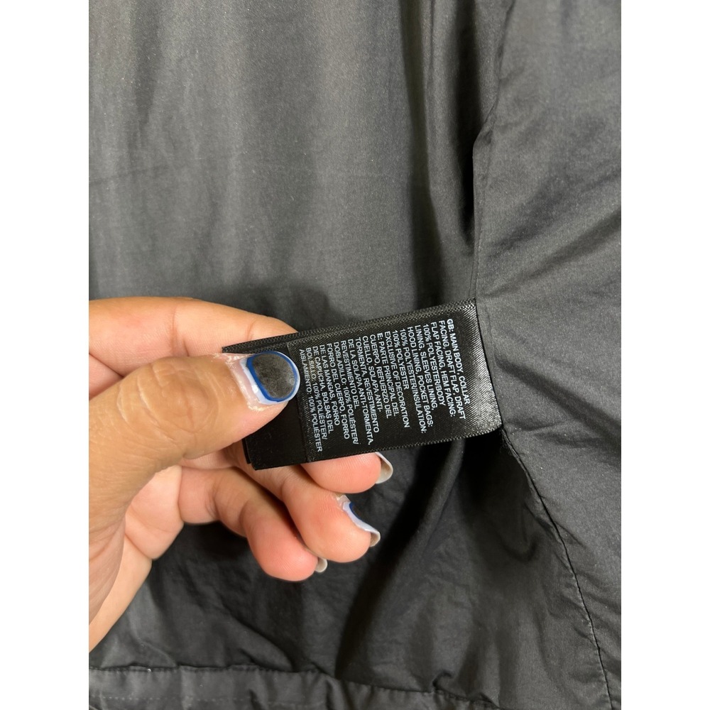 The North Face Womens Black Insulated Hooded Parka Jacket Quilted Full Zip Large - Picture 8 of 11